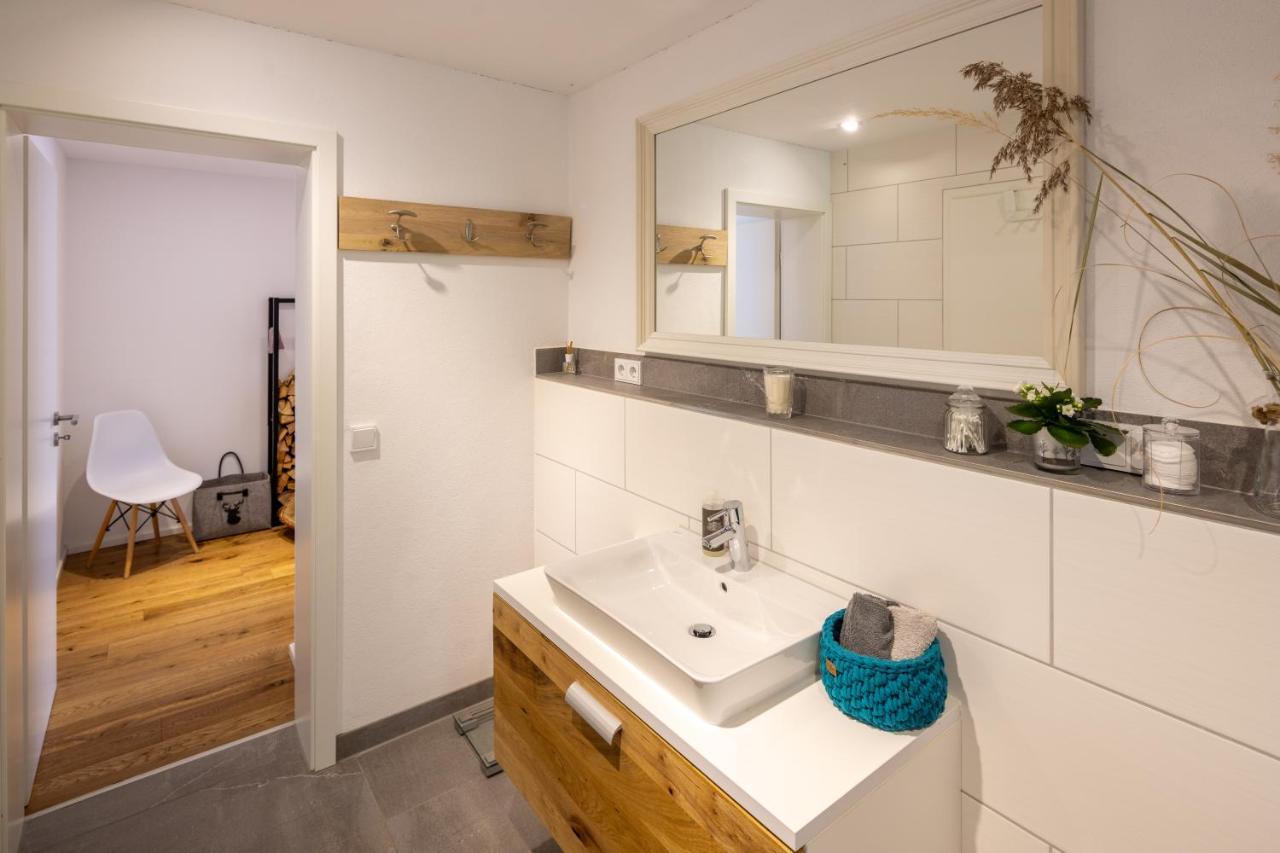 Waldlounge - Gartenwohnung Oberstaufen Bagian luar foto